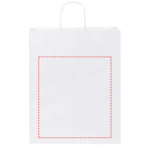 Voimapaperikassi 80-90 g/m2 kierrekahvoilla – 32 x 12 x 40 cm: takaisin