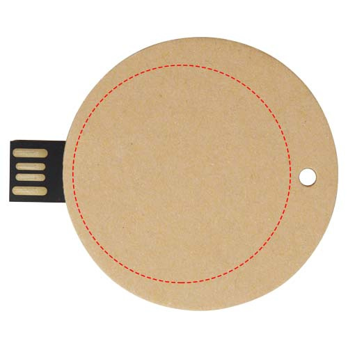Ümmargune taaskasutatud paber USB 2.0: esiosa