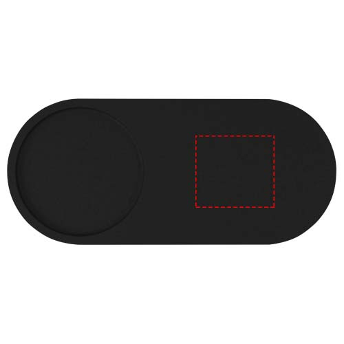 SCX.design W17 kabelloses 10W Ladepad mit Bambus-Stifthalter und Leuchtlogo: Front