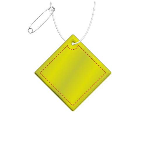 RFX™ H-20 suuri ripustettava PVC-heijastin, timantti: etuosa (heijastavan kerroksen alla)