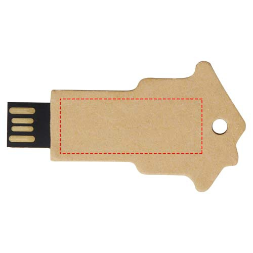 Namo formos perdirbtas popierius USB 2.0: priekis