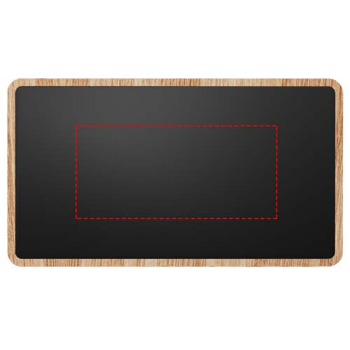 SCX.design P34 5000 mAh koka bezvadu barošanas banka: priekšpusē