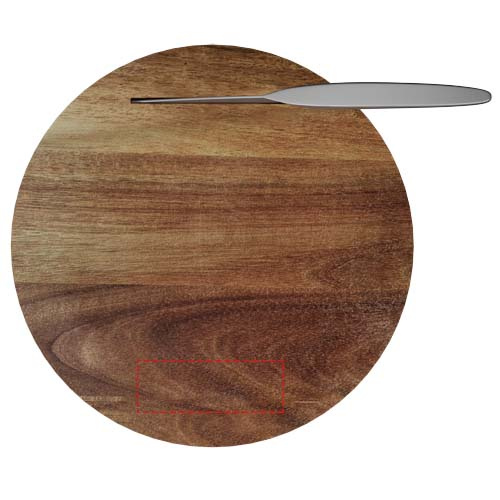 SCX.design K03 wooden cutting board and knife set: front