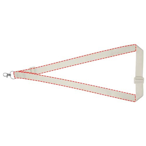 Liv Verstellbares RPET Sublimation Lanyard: zurück