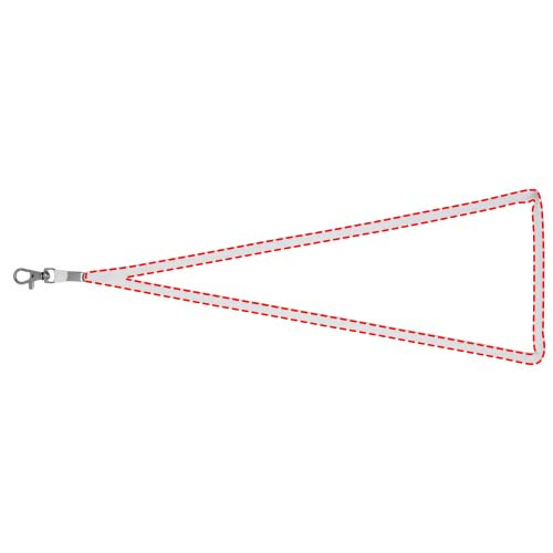 Ava Schlauchförmiges Sublimation Lanyard: zurück