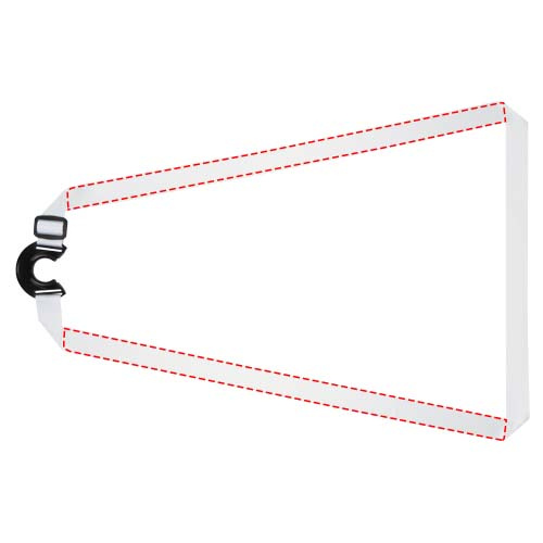 Lian RPET Sublimation Lanyard mit Flaschenhalter: zurück