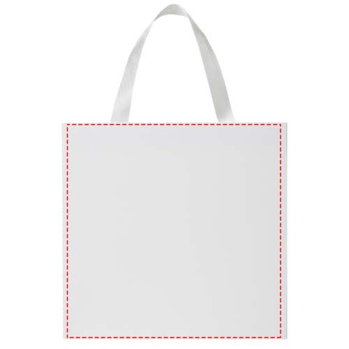 Smartfold 210 g/m² popierinis maišelis su juostelėmis ir matiniu laminavimu - 31 x 12 x 31 cm: abi pusės