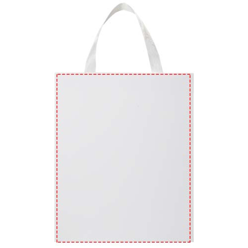 Smartfold 210 g/m² popierinis maišelis su juostelėmis ir matiniu laminavimu - 31 x 12 x 39 cm: abi pusės