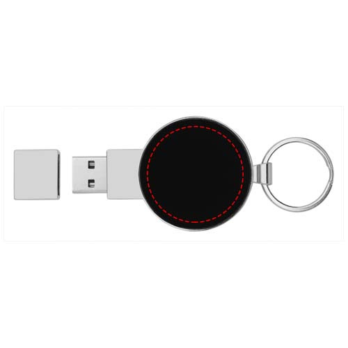 Apvalus šviečiantis USB: priekis
