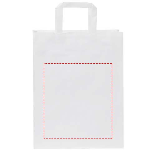 Kraft 80-90 g/m2 lamedate sangadega paberkott - 25 x 11 x 32 cm: tagasi