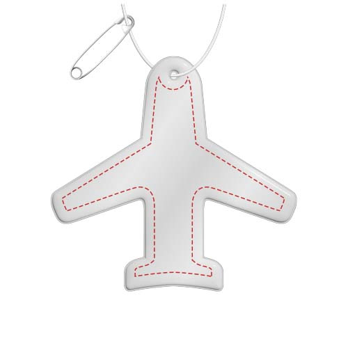 RFX™ H-09 plane reflective TPU hanger: Front (ON reflective layer)