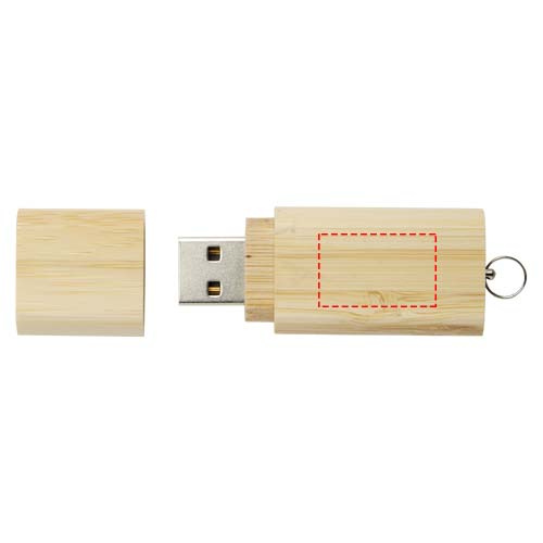 Bambuko USB 3.0 su raktų pakabuku: priekis