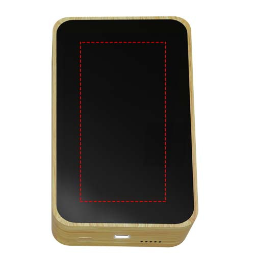 SCX.design P26 15W 5000 mAh MagSafe Powerbank aus Holz: Front
