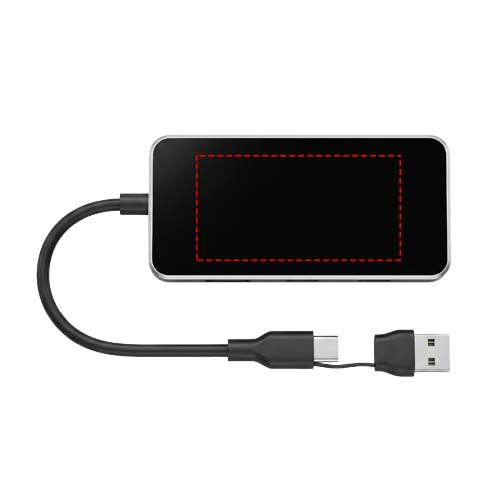 USB-концентратор SCX.design H22 «7-в-1»: передний