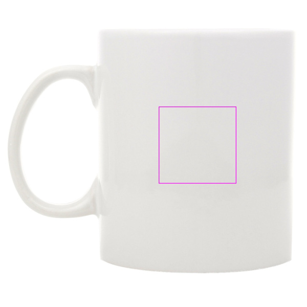 Kubek ceramiczny MONZA 300 ml: Print area 4 · T4