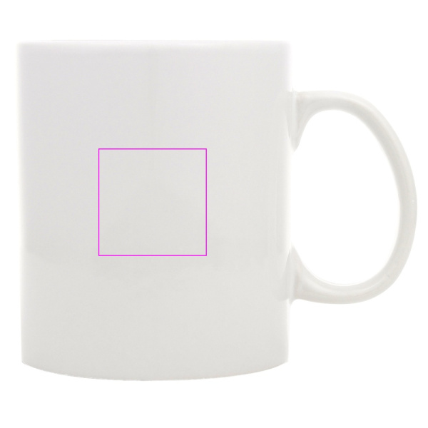 Kubek ceramiczny MONZA 300 ml: Print area 5 · T4