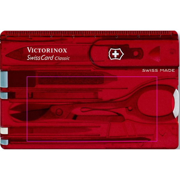 SwissCard Classic Victorinox: Print area 2 · T3