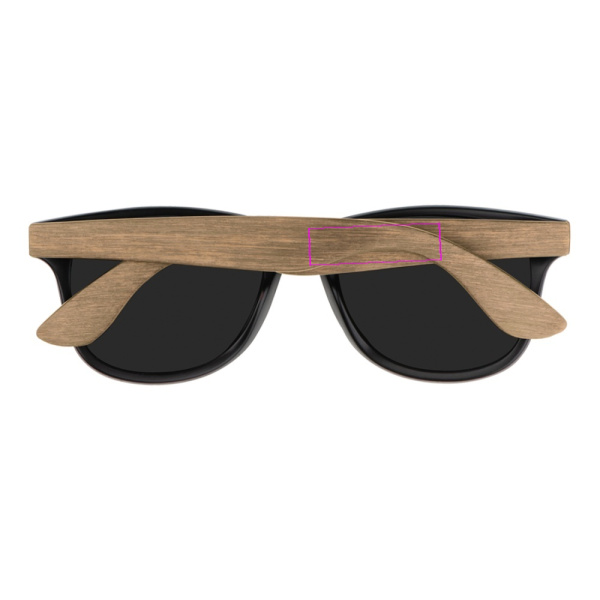 Lunettes de soleil WOODLOOK: Zone de marquage 1 · T3