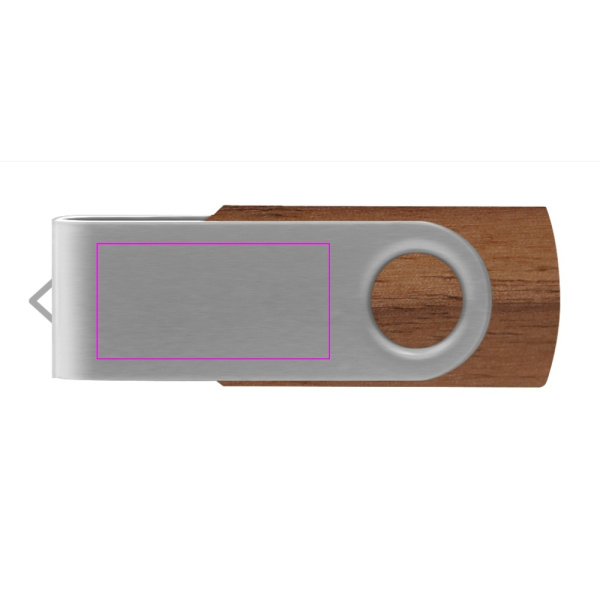 USB-Stick 4GB LEAGUE CITY: Print area 1 · L2