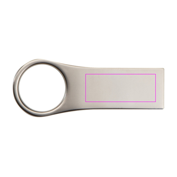 Metalowy pendrive 8 GB: Print area 2 · L2