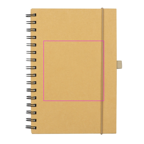 Carnet en carton SILKEBORG: Zone de marquage 3 · DTF2
