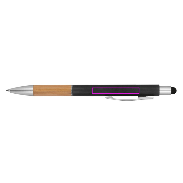 Stylo à bille avec stylet TRIPOLI: Zone de marquage 2 · DC0