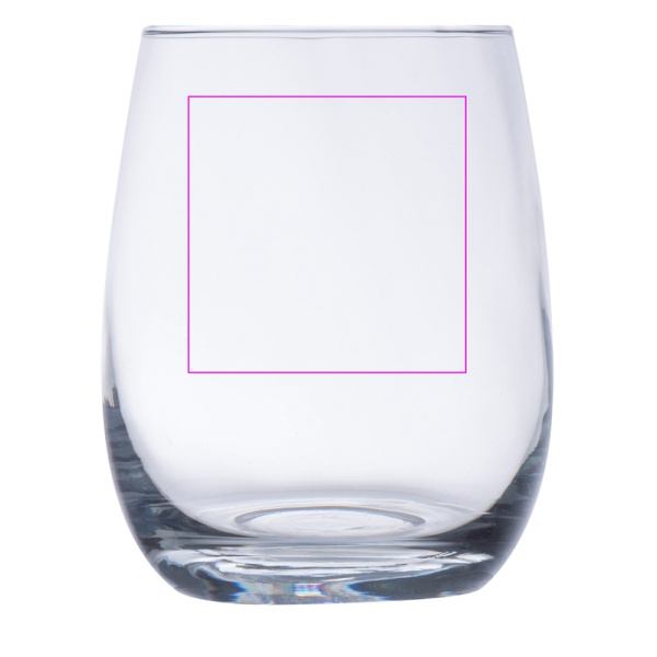 Verre SIENA 420 ml: Zone de marquage 1 · C1A