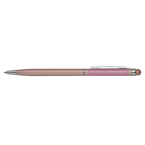 Stylo à bille avec stylet CATANIA: Zone de marquage 1 · L1