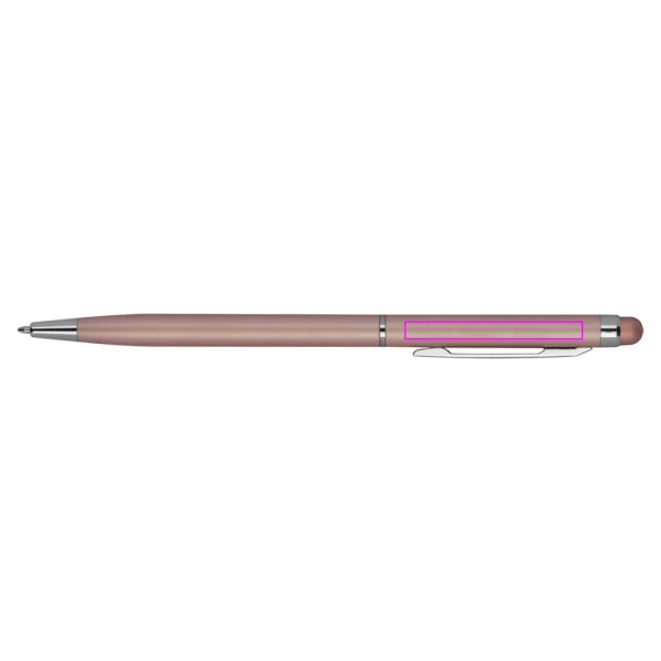 Stylo à bille avec stylet CATANIA: Zone de marquage 2 · L1