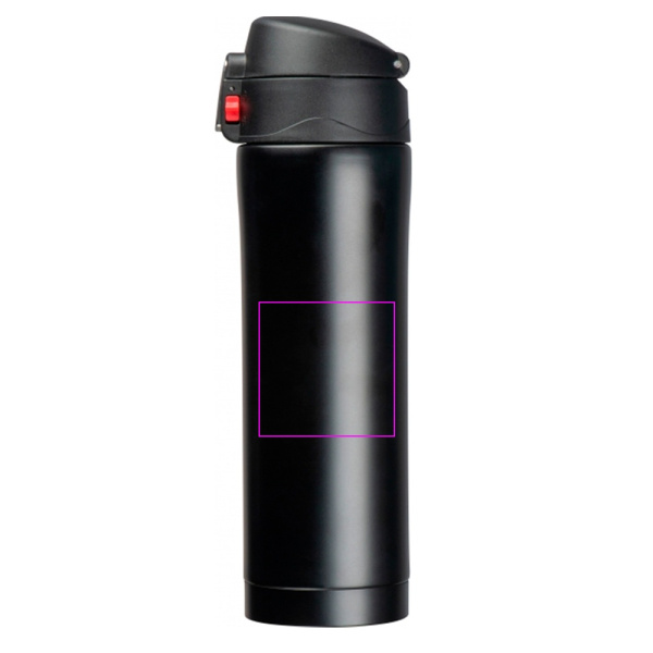 Bouteille isotherme BUCHAREST 500 ml: Zone de marquage 1 · L3