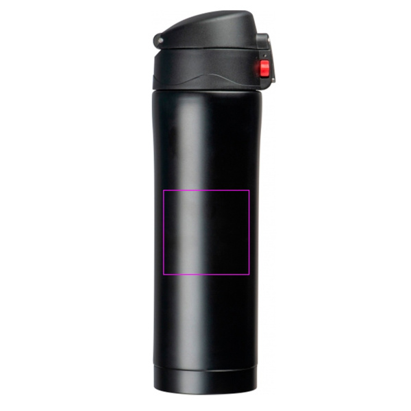 Bouteille isotherme BUCHAREST 500 ml: Zone de marquage 2 · L3