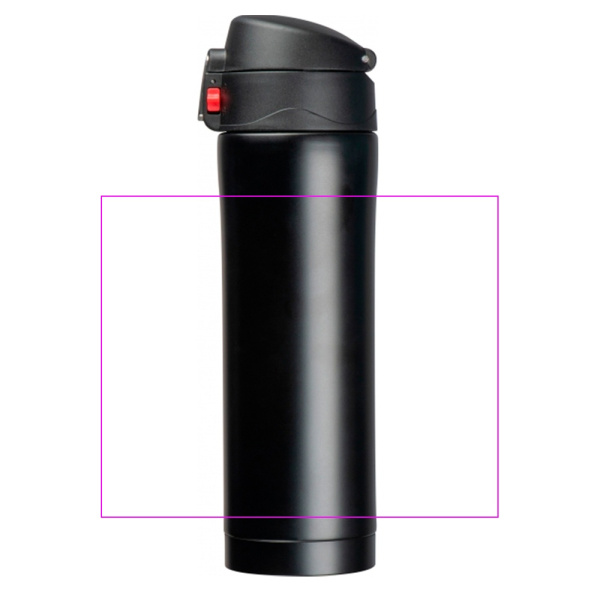 Bouteille isotherme BUCHAREST 500 ml: Zone de marquage 3 · L4