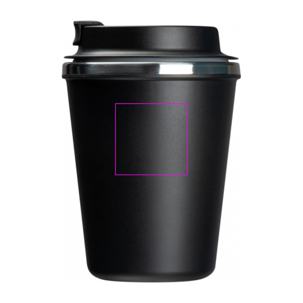 Mug isotherme BUFFALO 350 ml: Zone de marquage 1 · T4