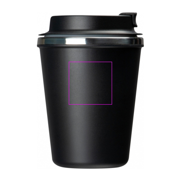 Mug isotherme BUFFALO 350 ml: Zone de marquage 2 · T4