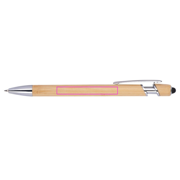 Stylo à bille avec stylet Nairobi: Zone de marquage 1 · L1