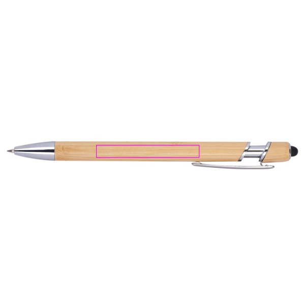 Stylo à bille avec stylet Nairobi: Zone de marquage 2 · L1