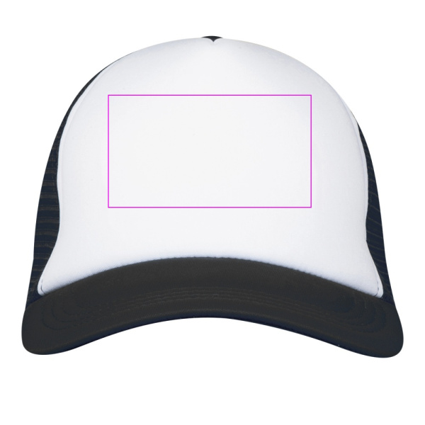 Casquette trucker Egmond: Zone de marquage 2 · DTF1