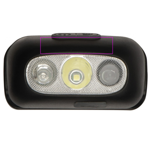 Lampe frontale La Plata: Zone de marquage 1 · T3