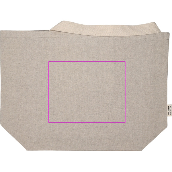 Duża bawełniana torba Pilar: Print area 8 · DTF3