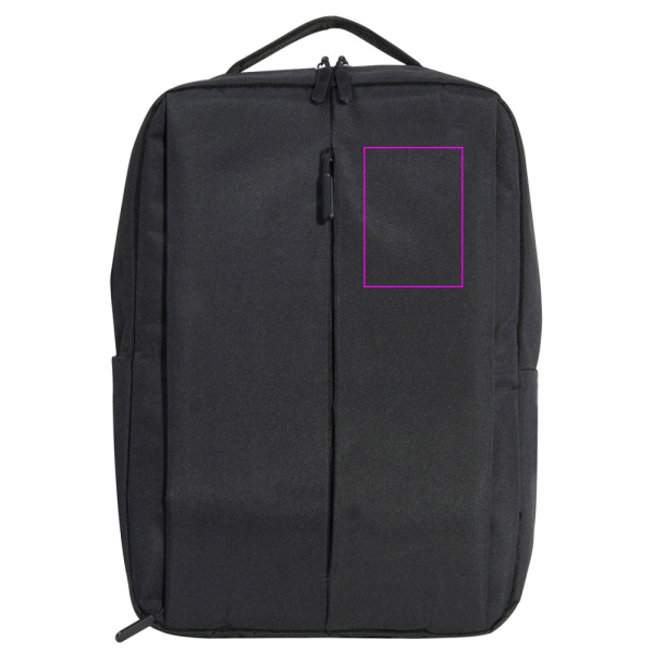 Sac à dos pour ordinateur portable NOTTINGHAM: Zone de marquage 1 · DTF2
