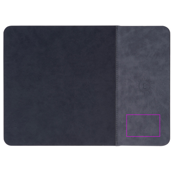 Mauspad mit kabelloser Aufladung ROTHERHAM: Print area 1 · T3