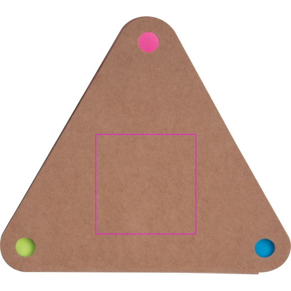 Carnet de notes adhésives BOSTON: Zone de marquage 1 · T2