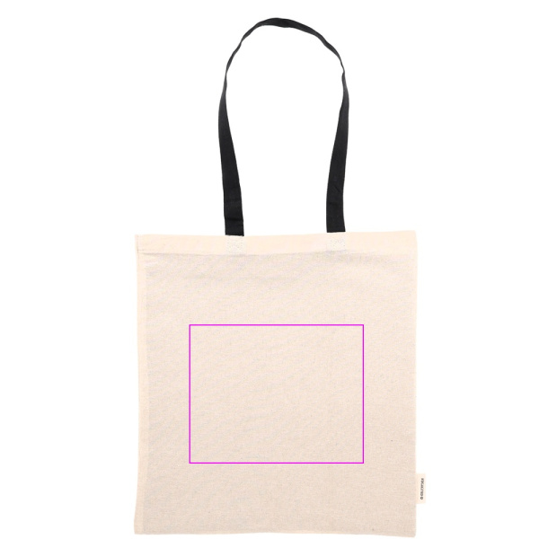 Sac de courses en RPET CAMBRIDGE: Zone de marquage 8 · DTF3