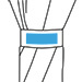 FARE® Pure, parapluie de golf automatique transparent avec votre logo: Zone de marquage 3