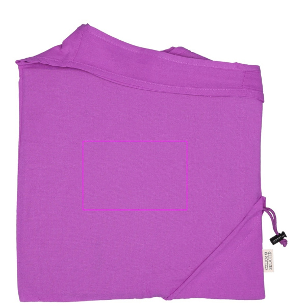 Sac en coton recyclé Modena: Zone de marquage 4 · DTF2