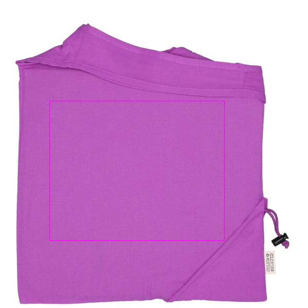 Sac en coton recyclé Modena: Zone de marquage 6 · DTF3