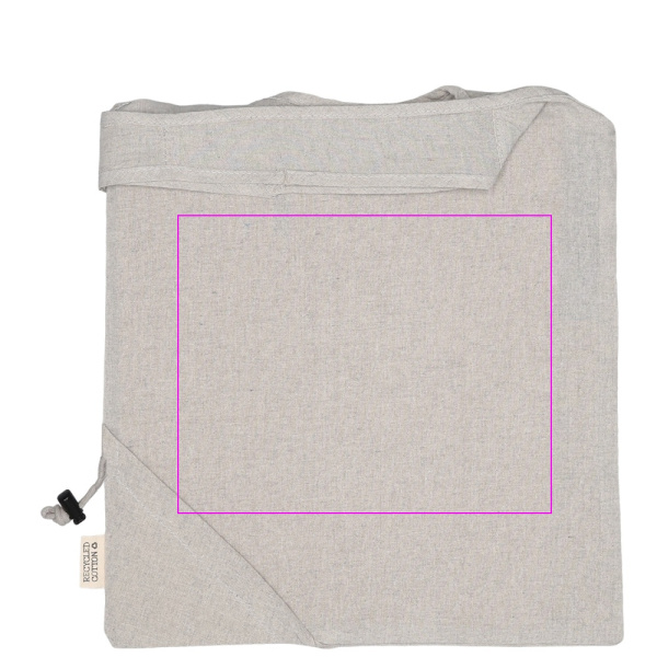 Sac en coton recyclé Modena: Zone de marquage 1 · ST2
