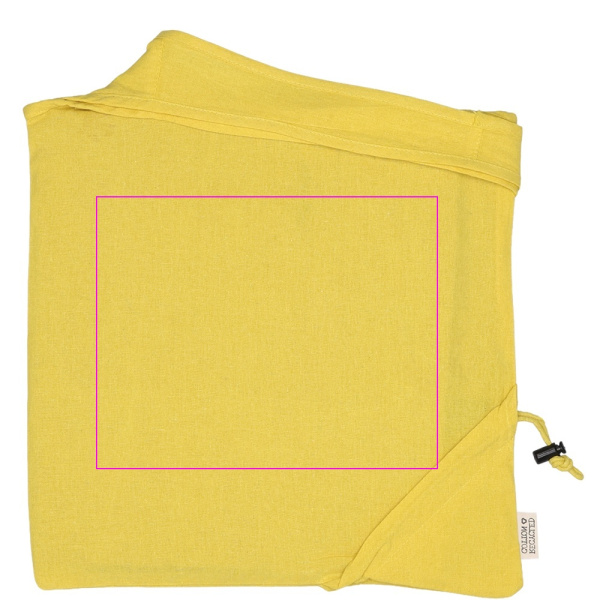 Sac en coton recyclé Modena: Zone de marquage 6 · DTF3