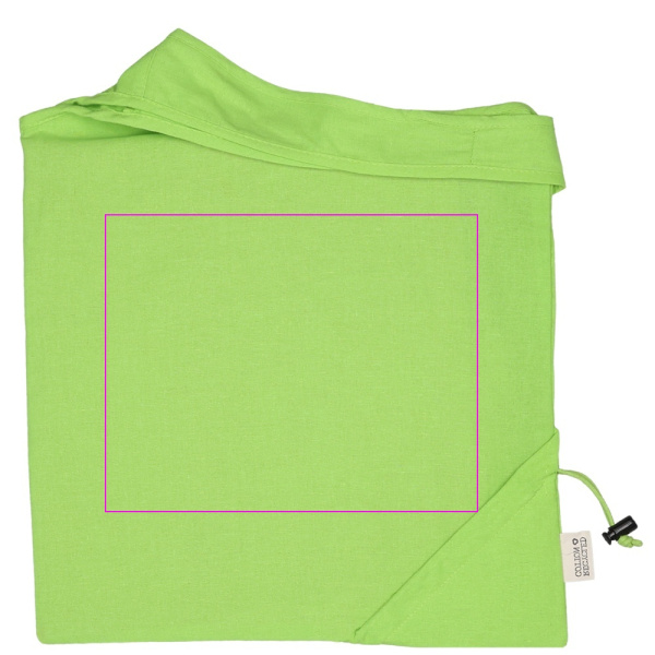 Sac en coton recyclé Modena: Zone de marquage 2 · ST2