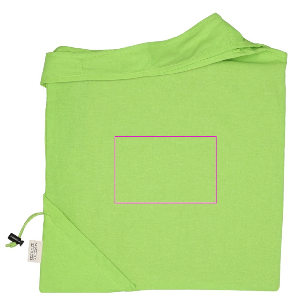 Sac en coton recyclé Modena: Zone de marquage 3 · DTF2